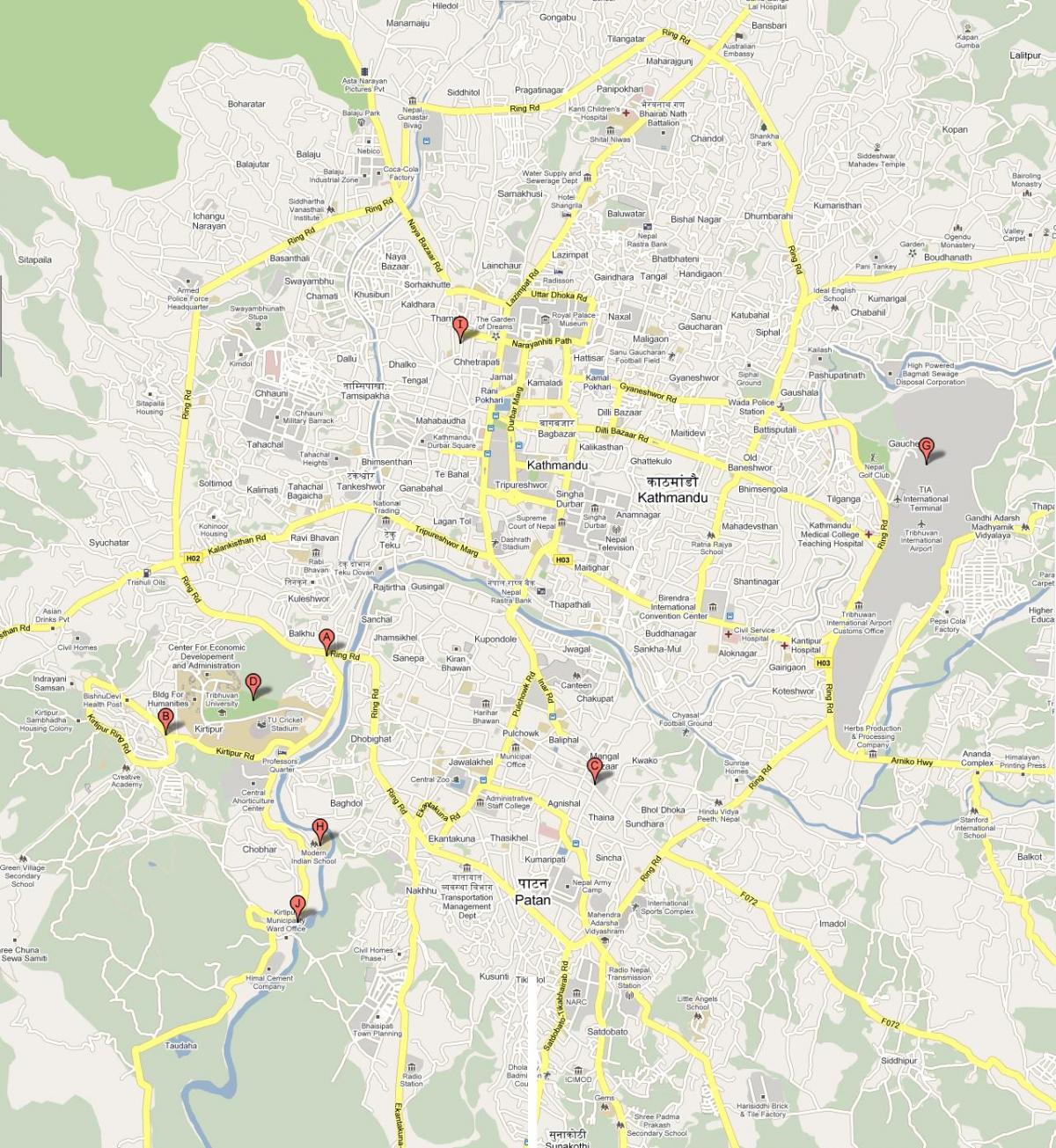 Bản đồ, gươm, nepal