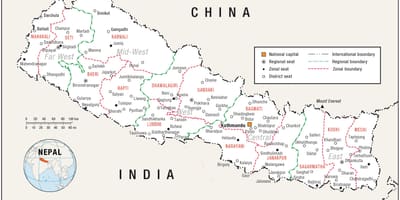 Bản đồ của nhà nepal