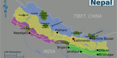 Địa lý bản đồ của nepal