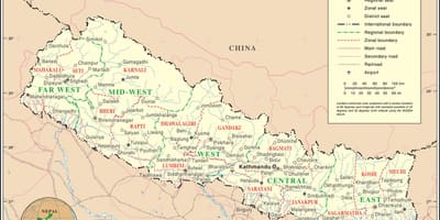 Bản đồ đường sắt của nepal