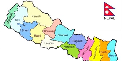 Nepal bản đồ mới