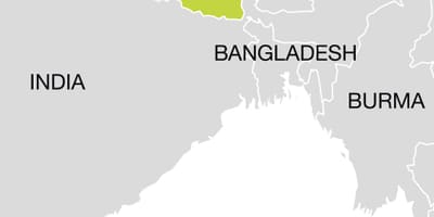 Bản đồ thế giới đang ở nepal