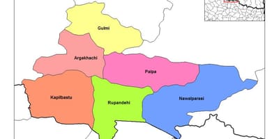 Bản đồ của rupandehi nepal